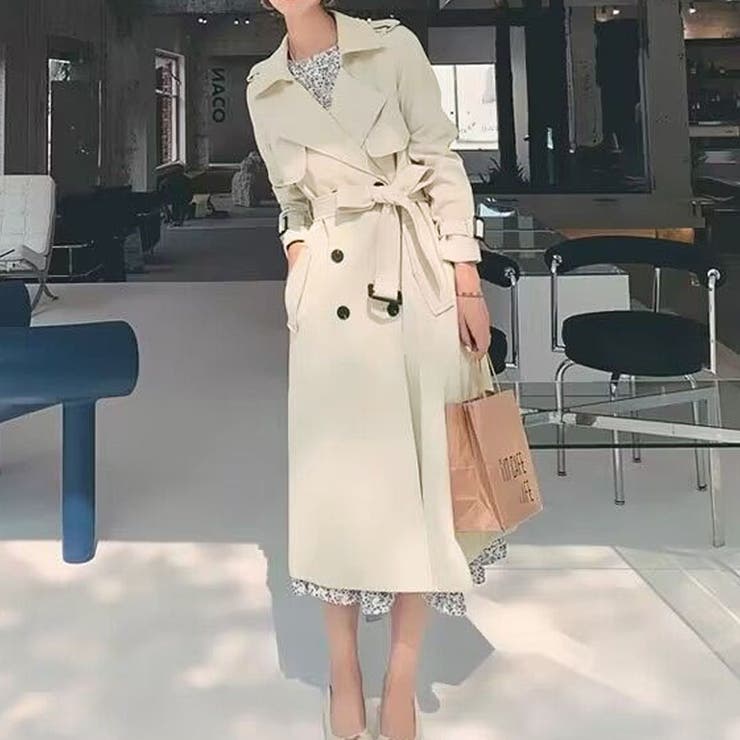 トレンチコート スプリングコート レディース | shoppinggo | 詳細画像7 