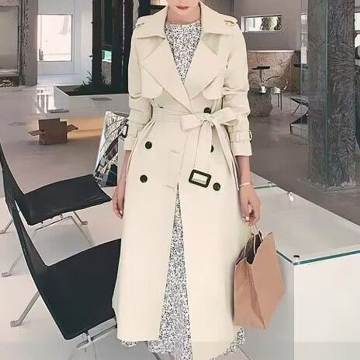 トレンチコート スプリングコート レディース | shoppinggo | 詳細画像8 