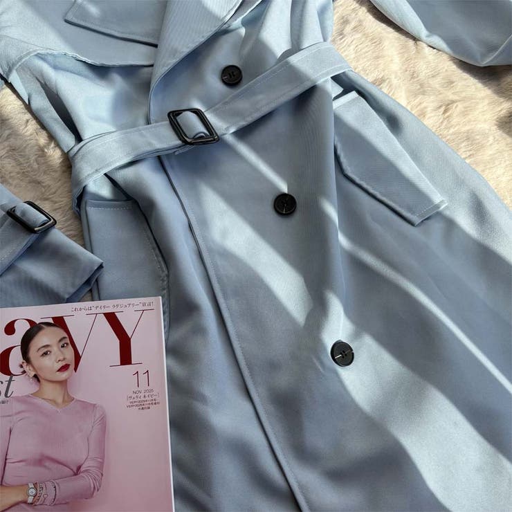 トレンチコート スプリングコート レディース | shoppinggo | 詳細画像35 