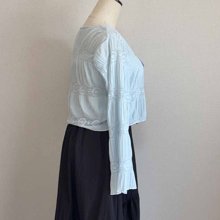 サマーカーディガン 透かし編み Vネックカーディガン | shoppinggo | 詳細画像23 