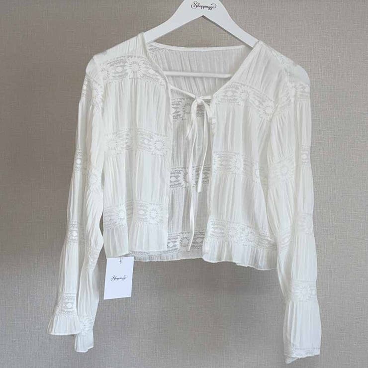 サマーカーディガン 透かし編み Vネックカーディガン | shoppinggo | 詳細画像28 