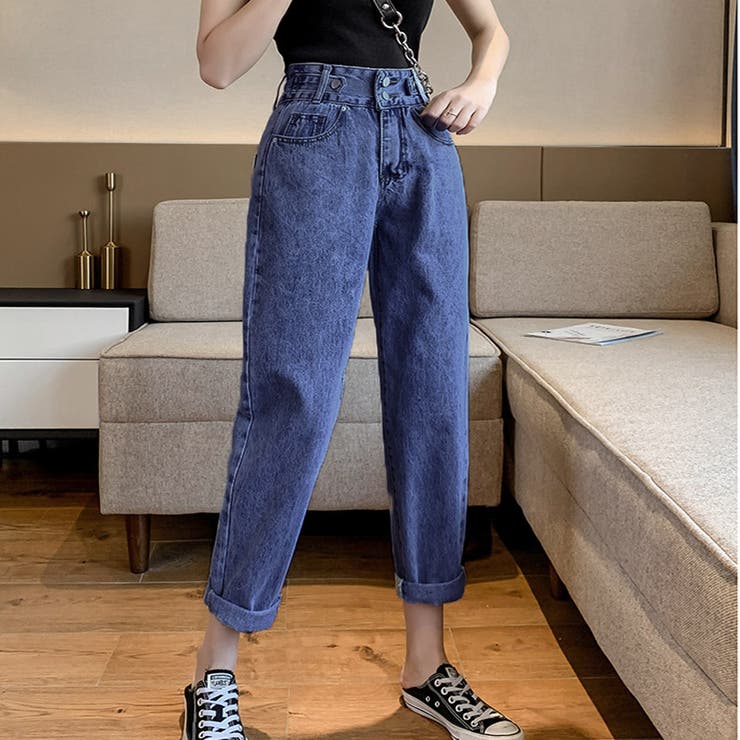 ブルー | デニムパンツ 低身長 レディース | shoppinggo
