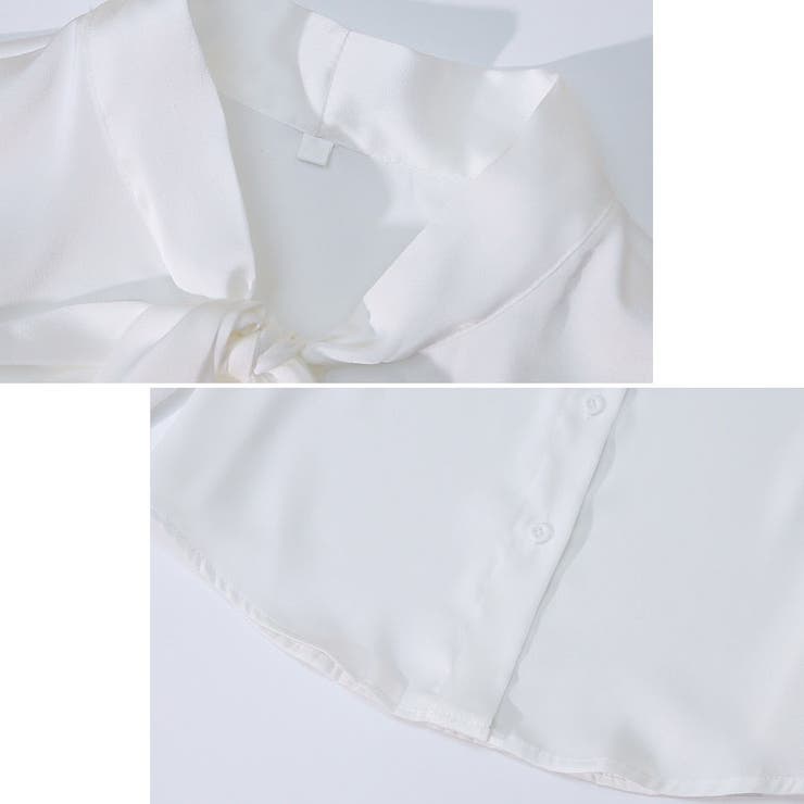 シャツ レディース リボン付きシャツ | shoppinggo | 詳細画像13 