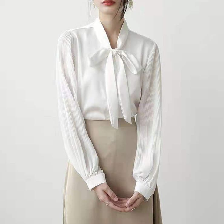 シャツ レディース リボン付きシャツ | shoppinggo | 詳細画像16 