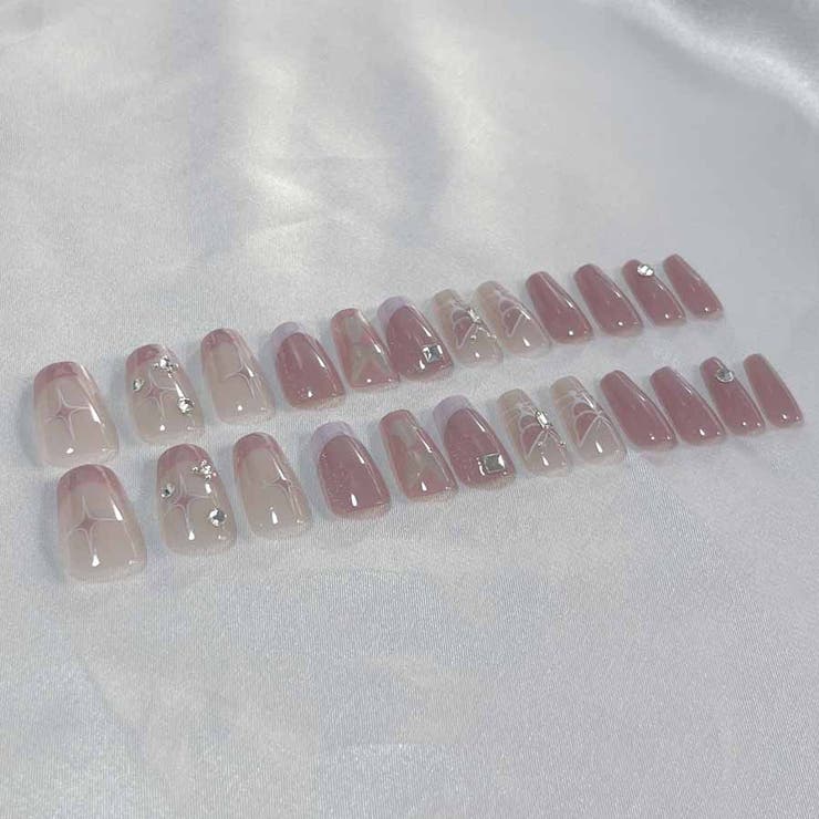 ネイルチップ ピンク ショート | shoppinggo | 詳細画像5 