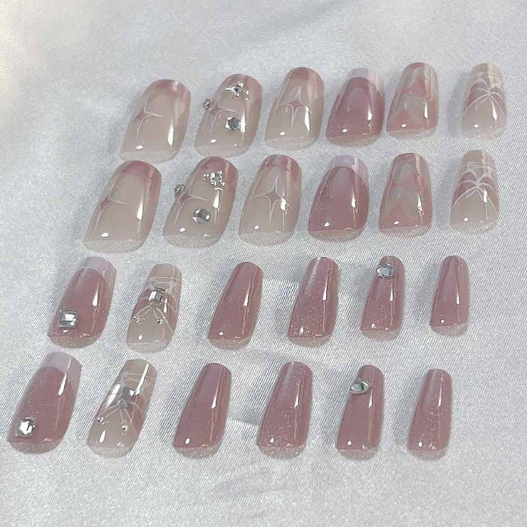 ネイルチップ ピンク ショート | shoppinggo | 詳細画像8 