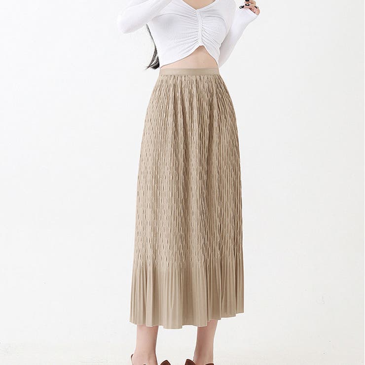 マーメイドスカート ランダムプリーツ レディース | shoppinggo | 詳細画像18 