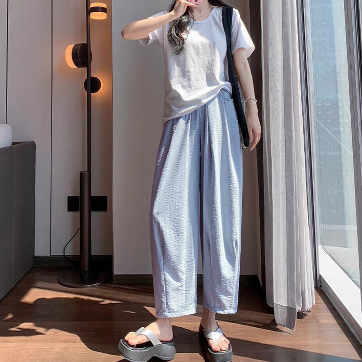 ワイドパンツ サマーパンツ 夏服 | shoppinggo | 詳細画像9 