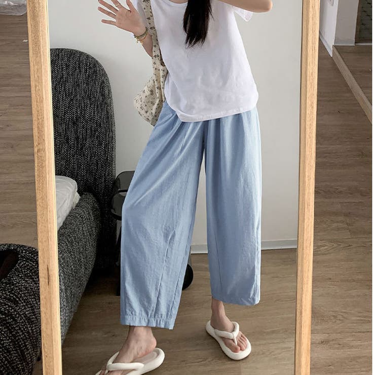 ワイドパンツ サマーパンツ 夏服 | shoppinggo | 詳細画像10 