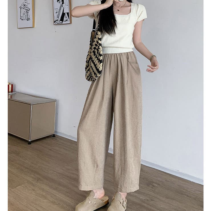 ワイドパンツ サマーパンツ 夏服 | shoppinggo | 詳細画像17 