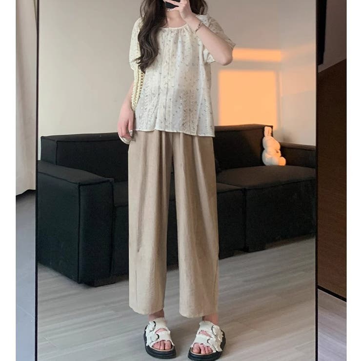 ワイドパンツ サマーパンツ 夏服 | shoppinggo | 詳細画像20 