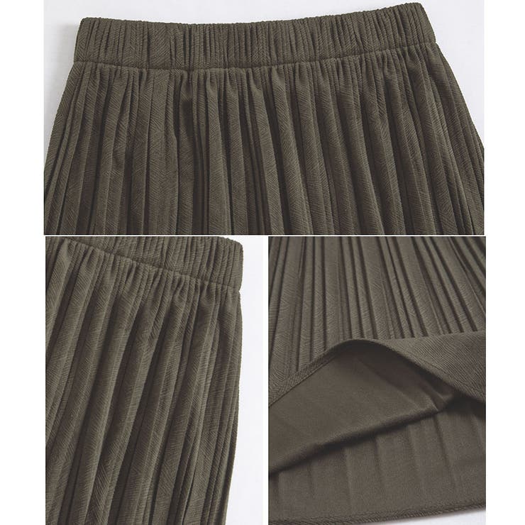 プリーツスカートロング黒 無地スカート ひざ下 | shoppinggo | 詳細画像4 