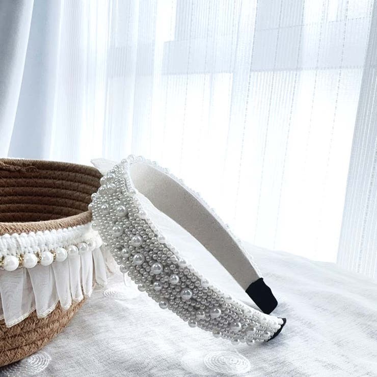 カチューシャ パール 幅広 | shoppinggo | 詳細画像6 