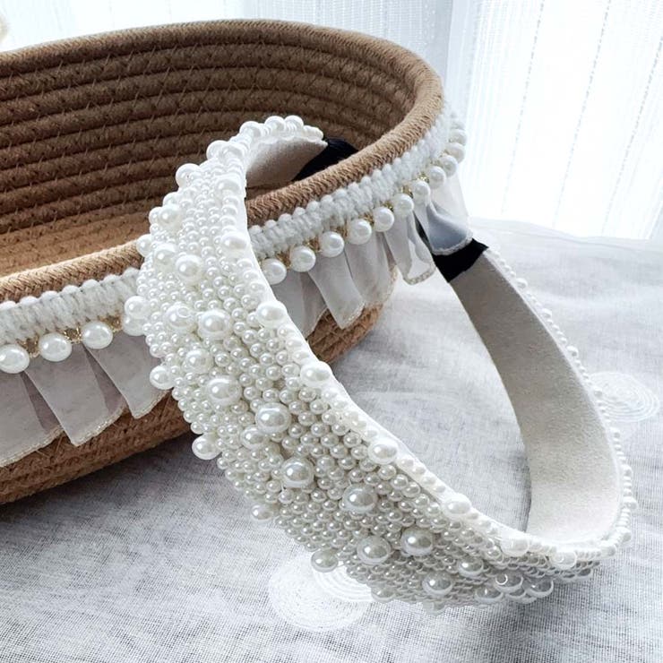 カチューシャ パール 幅広 | shoppinggo | 詳細画像10 