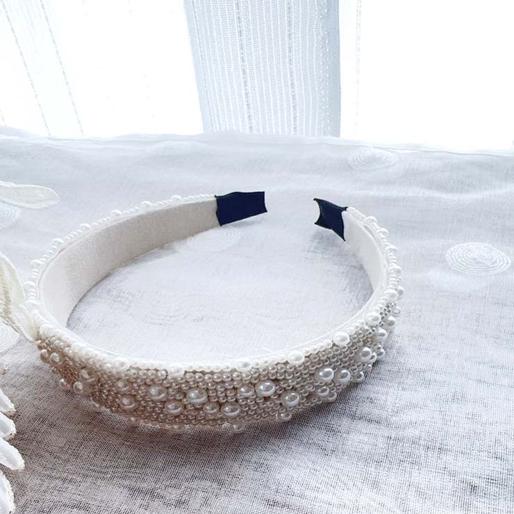 カチューシャ パール 幅広 | shoppinggo | 詳細画像11 