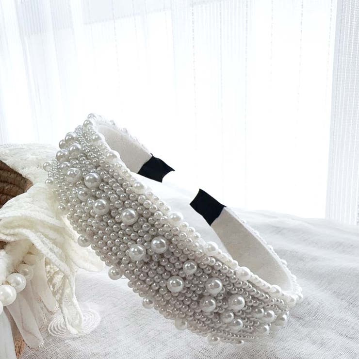 カチューシャ パール 幅広 | shoppinggo | 詳細画像13 