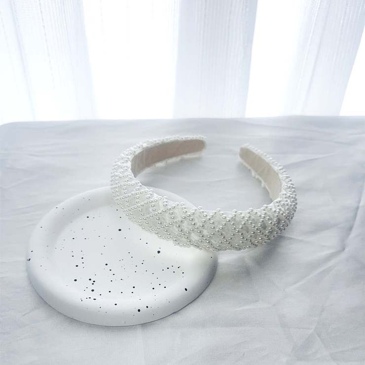カチューシャ パール 幅広[品番：JRKW0005459]｜shoppinggo