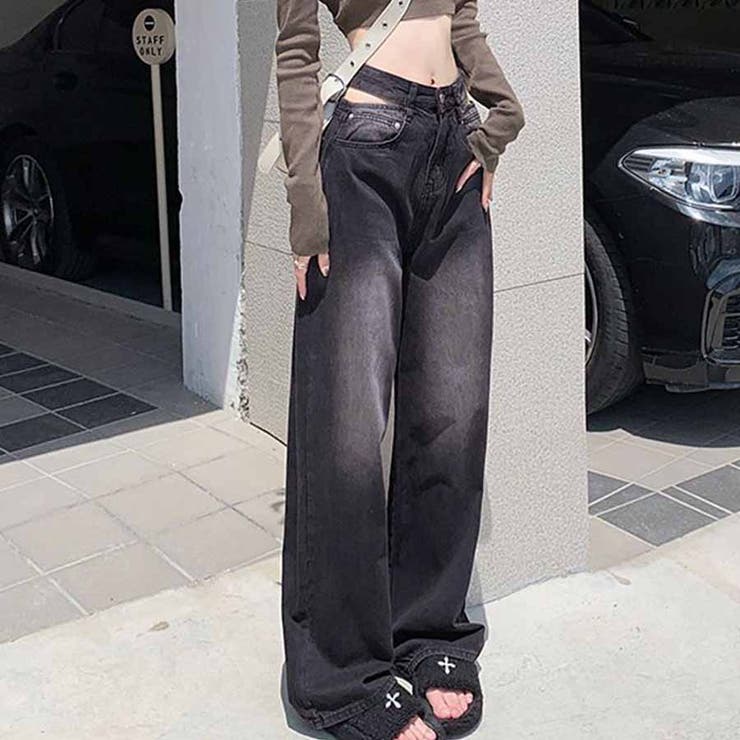 デニムパンツ ウエスト穴あき ウエストマーク | shoppinggo | 詳細画像17 