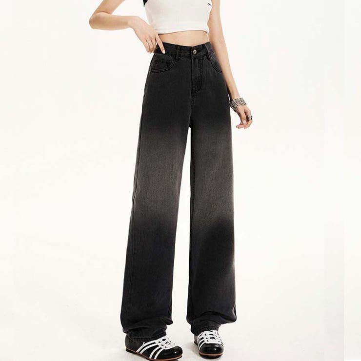 デニムパンツ グラデーション チャコールグレー | shoppinggo | 詳細画像2 