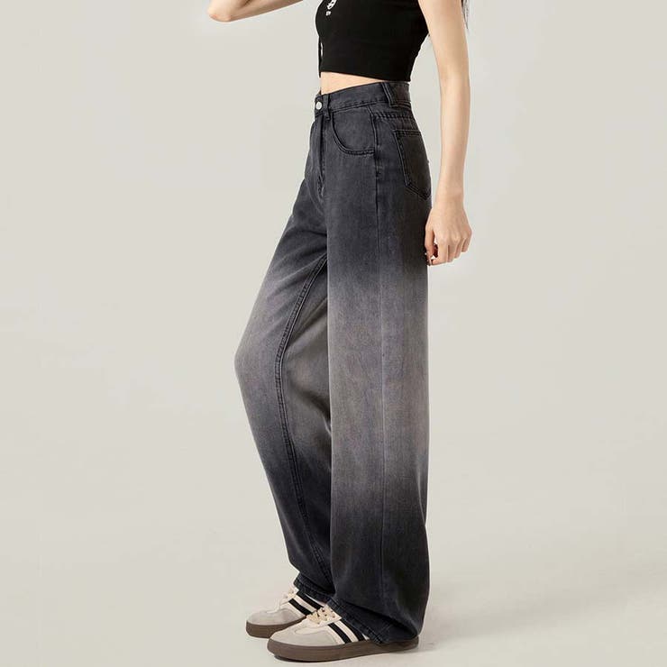 デニムパンツ グラデーション チャコールグレー | shoppinggo | 詳細画像4 