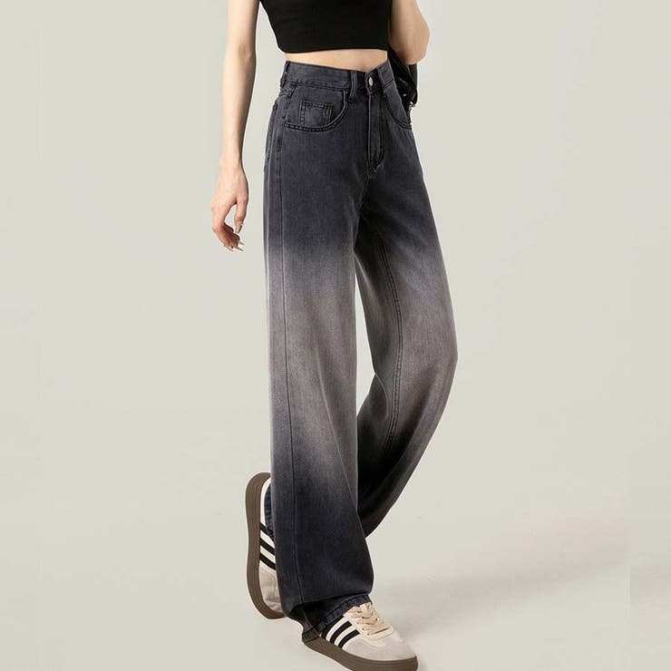 デニムパンツ グラデーション チャコールグレー | shoppinggo | 詳細画像5 