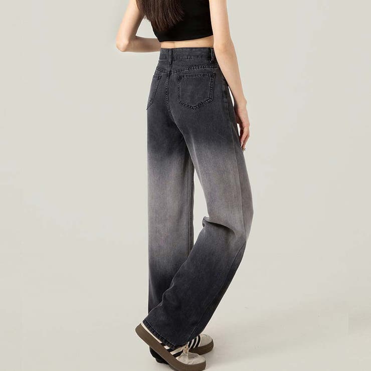デニムパンツ グラデーション チャコールグレー | shoppinggo | 詳細画像6 