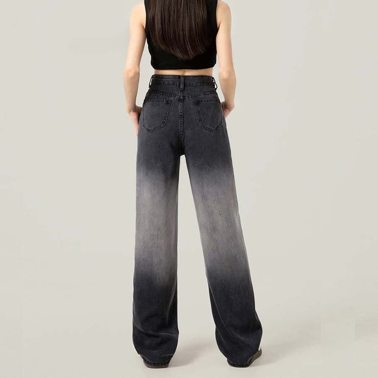 デニムパンツ グラデーション チャコールグレー | shoppinggo | 詳細画像7 