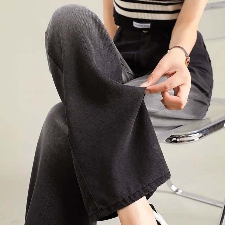 デニムパンツ グラデーション チャコールグレー | shoppinggo | 詳細画像8 