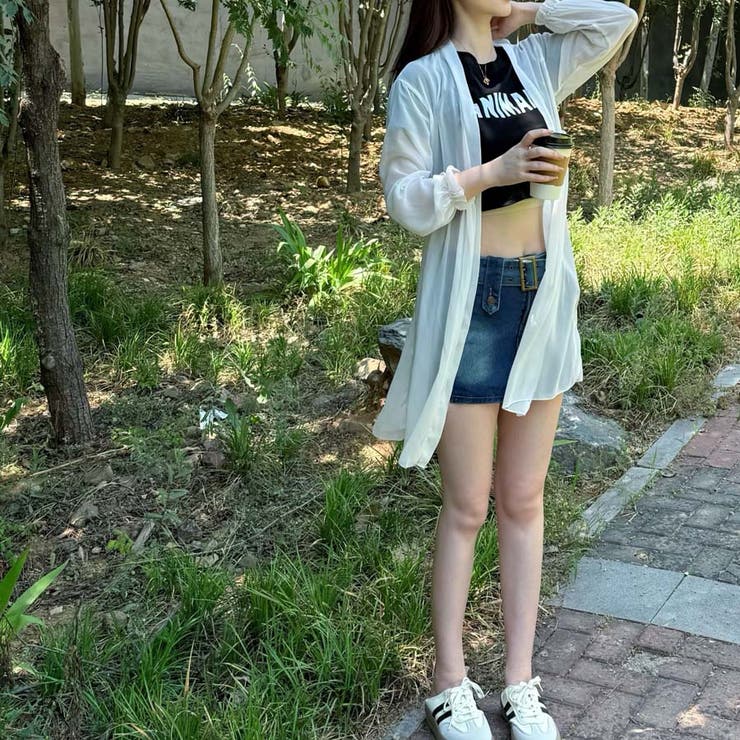 シアーカーディガン 透け感 UV対策 | shoppinggo | 詳細画像17 