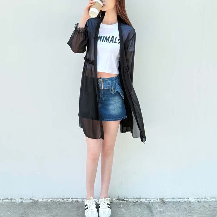 シアーカーディガン 透け感 UV対策 | shoppinggo | 詳細画像21 