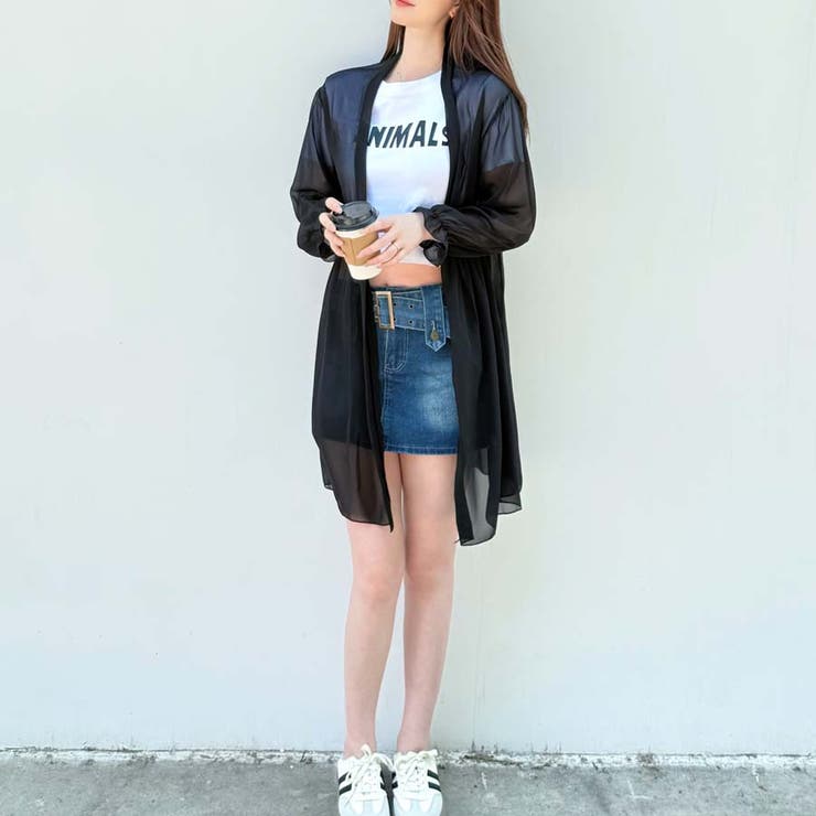 シアーカーディガン 透け感 UV対策 | shoppinggo | 詳細画像23 