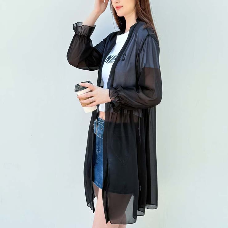 シアーカーディガン 透け感 UV対策 | shoppinggo | 詳細画像24 