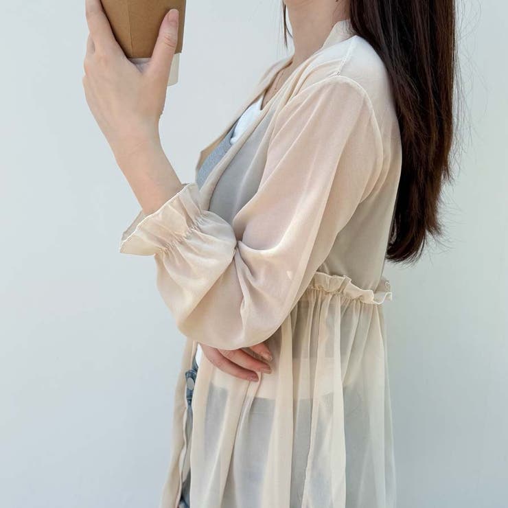 シアーカーディガン 透け感 UV対策 | shoppinggo | 詳細画像36 