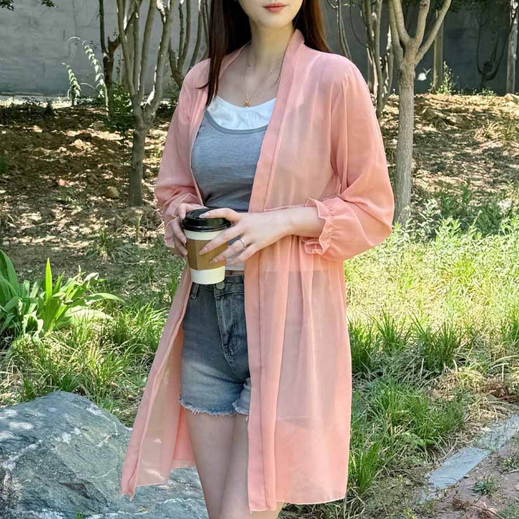 シアーカーディガン 透け感 UV対策 | shoppinggo | 詳細画像44 