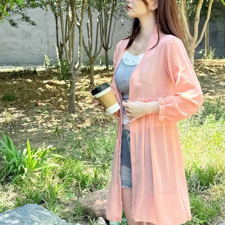 シアーカーディガン 透け感 UV対策 | shoppinggo | 詳細画像46 