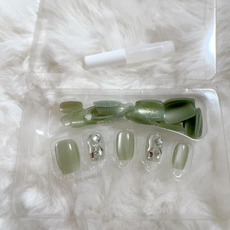 ネイルチップ ショート キラキラ | shoppinggo | 詳細画像2 