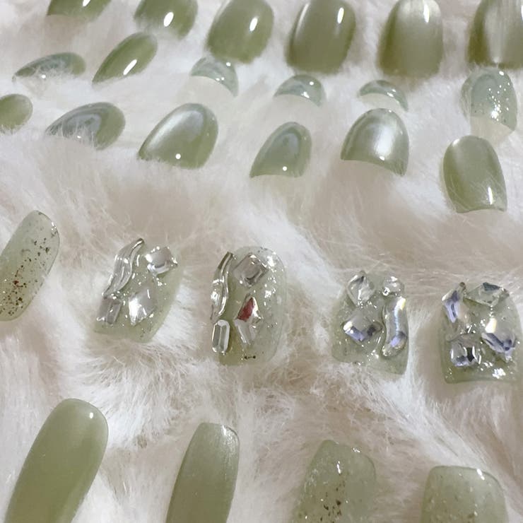 ネイルチップ ショート キラキラ | shoppinggo | 詳細画像4 