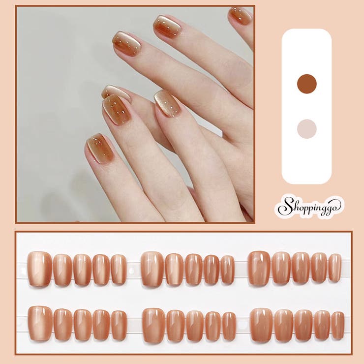 ネイルチップ ショート シンプル | shoppinggo | 詳細画像1 