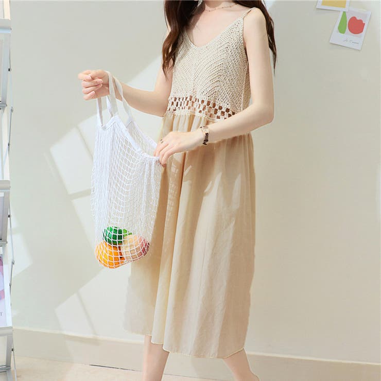 キャミワンピース 低身長 Vネック | shoppinggo | 詳細画像13 