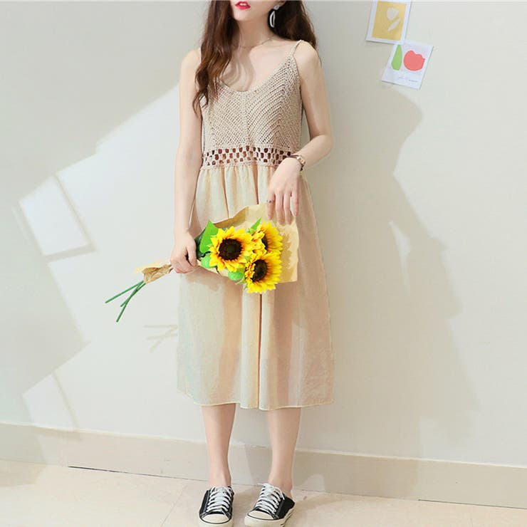 キャミワンピース 低身長 Vネック | shoppinggo | 詳細画像16 