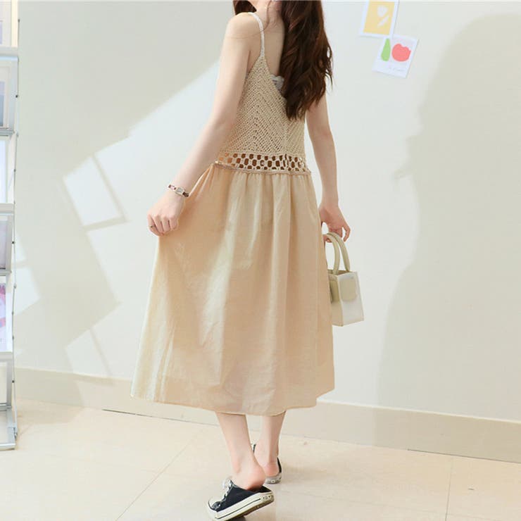 キャミワンピース 低身長 Vネック | shoppinggo | 詳細画像17 