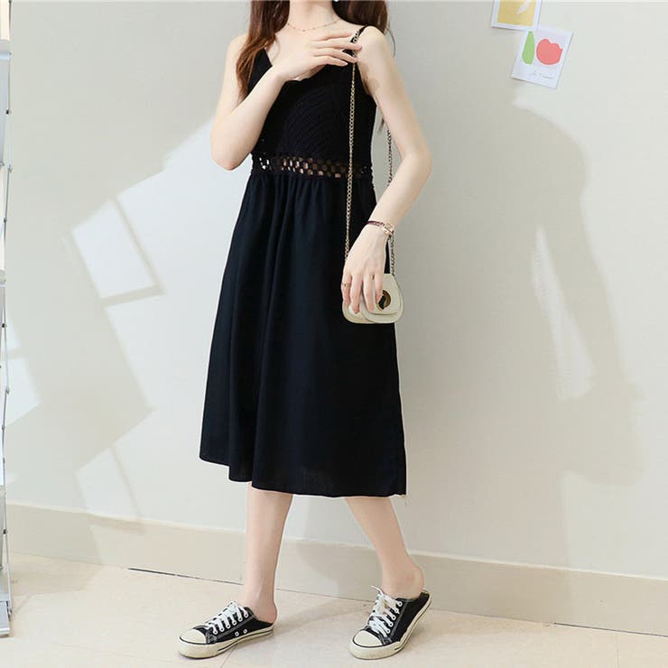 キャミワンピース 低身長 Vネック | shoppinggo | 詳細画像18 