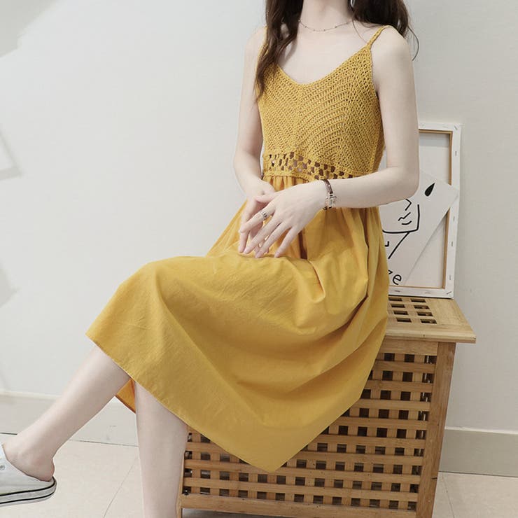 キャミワンピース 低身長 Vネック | shoppinggo | 詳細画像27 