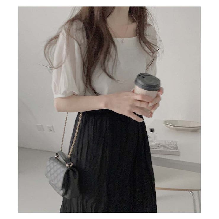 夏新作 パフスリーブ ブラウス | shoppinggo | 詳細画像12 