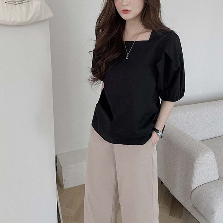 夏新作 パフスリーブ ブラウス | shoppinggo | 詳細画像23 