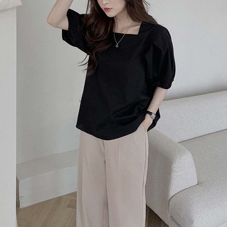 夏新作 パフスリーブ ブラウス | shoppinggo | 詳細画像24 