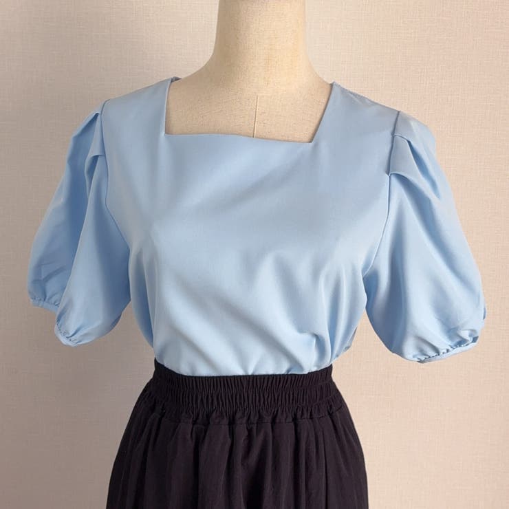 夏新作 パフスリーブ ブラウス | shoppinggo | 詳細画像32 