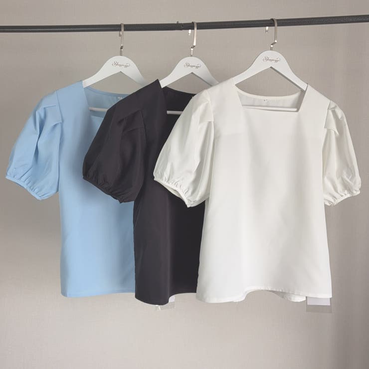 夏新作 パフスリーブ ブラウス | shoppinggo | 詳細画像44 