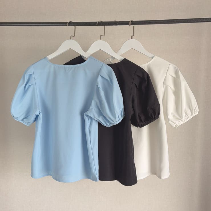 OHGA エンジェル　パフスリーブブラウス OHGA エンジェル パフスリーブブラウス