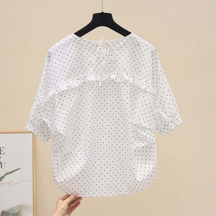 ブラウス バックリボン シャツトップス半袖 | shoppinggo | 詳細画像7 